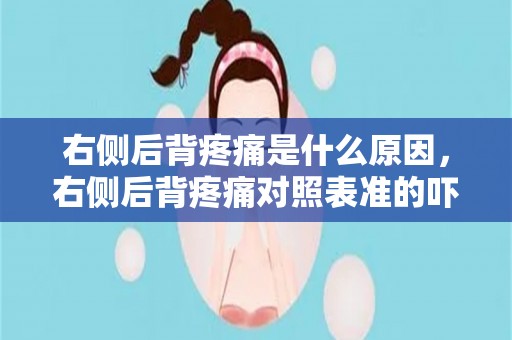 右侧后背疼痛是什么原因，右侧后背疼痛对照表准的吓人