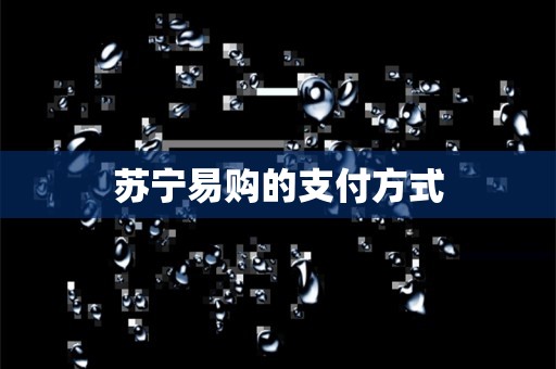 苏宁易购的爱游戏官网登录入口的支付方式