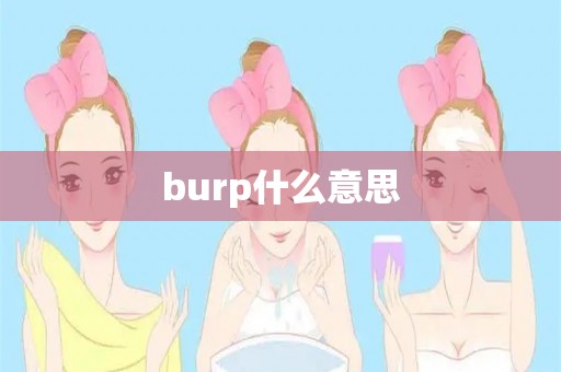 burp什么意思