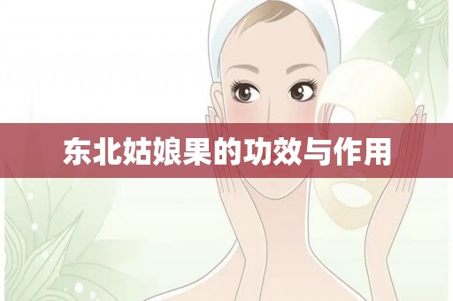 东北姑娘果的功效与作用