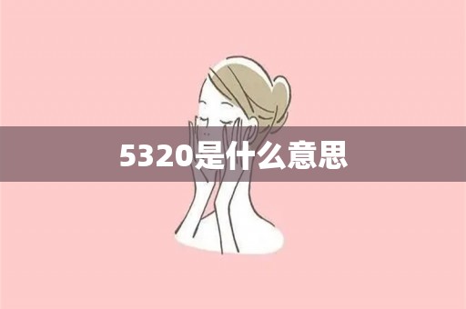 5320是什么意思