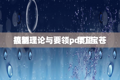 展望
控制理论与要领，展望
控制理论与要领pdf丁宝苍