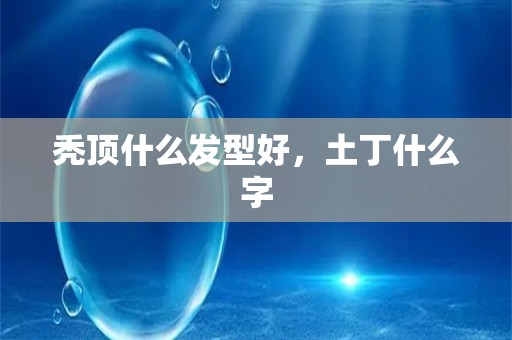 秃顶什么发型好，土丁什么字